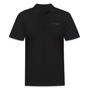 Environnement de plante de jardin de lavande - Polo Homme - noir - Devant - Kai (181cm)