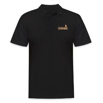 J’adore mon rongeur Lemming - Polo Homme - noir - Devant - Kai (181cm)