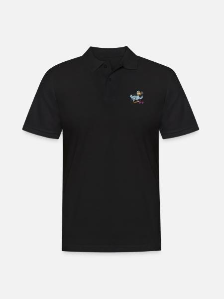 friendly dodo - Men's Polo Shirt - black