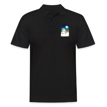 Snowman Let It Snow Snowman Lover Gift - Männer Poloshirt - Schwarz - Vorne - Kai (181cm)