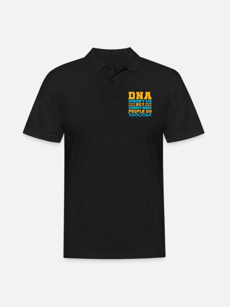 Forensic Science Major DNA Doesn ́t Lie Forensics - Men's Polo Shirt - black