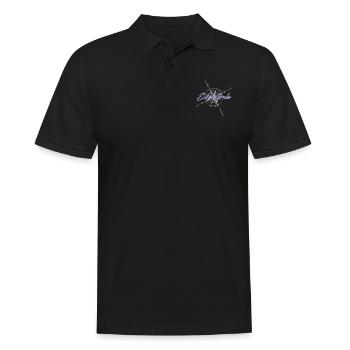 Eckernförde Kompass blau - Männer Poloshirt - Schwarz - Vorne - Kai (181cm)
