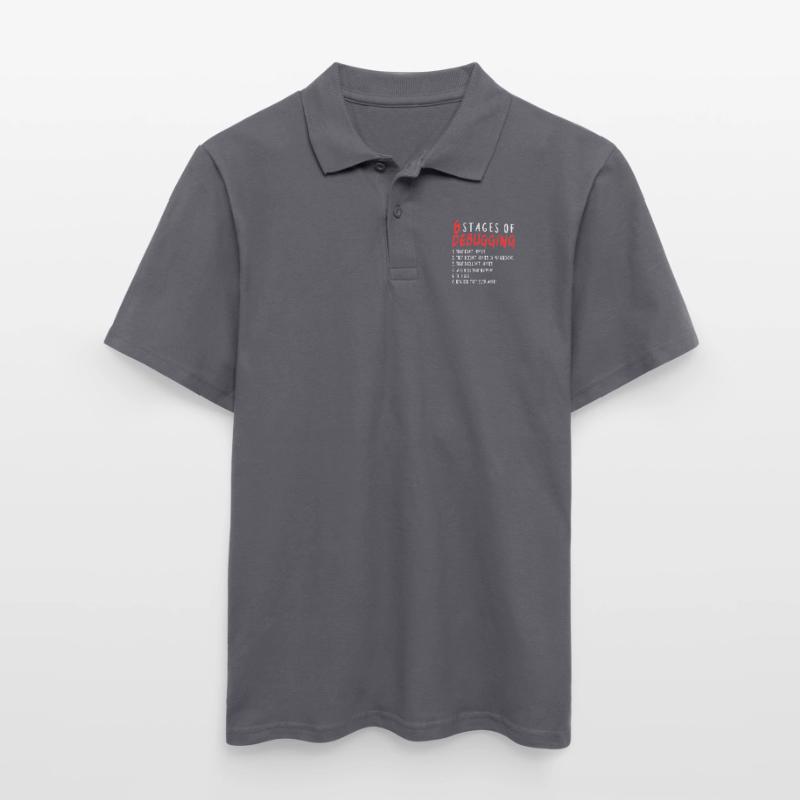 Debugging Definition Programmer I Troubleshooting Men's Polo Shirt