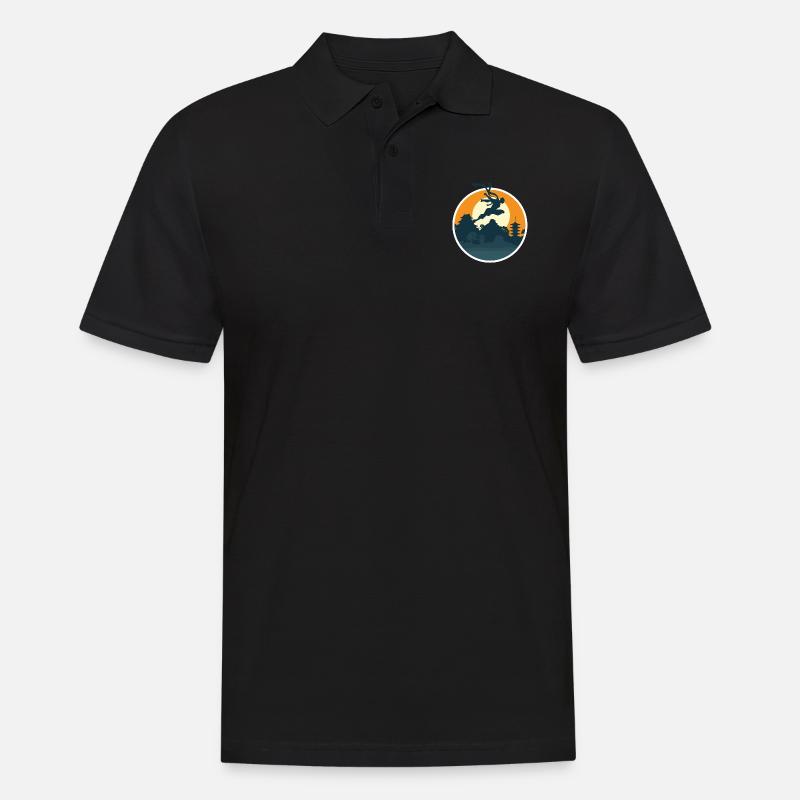 Kampfsport - Männer Poloshirt - Schwarz