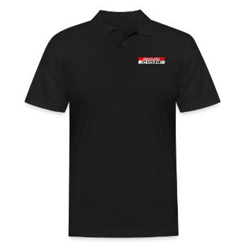 Arroganz ist heilbar - Männer Poloshirt - Schwarz - Vorne - Kai (181cm)