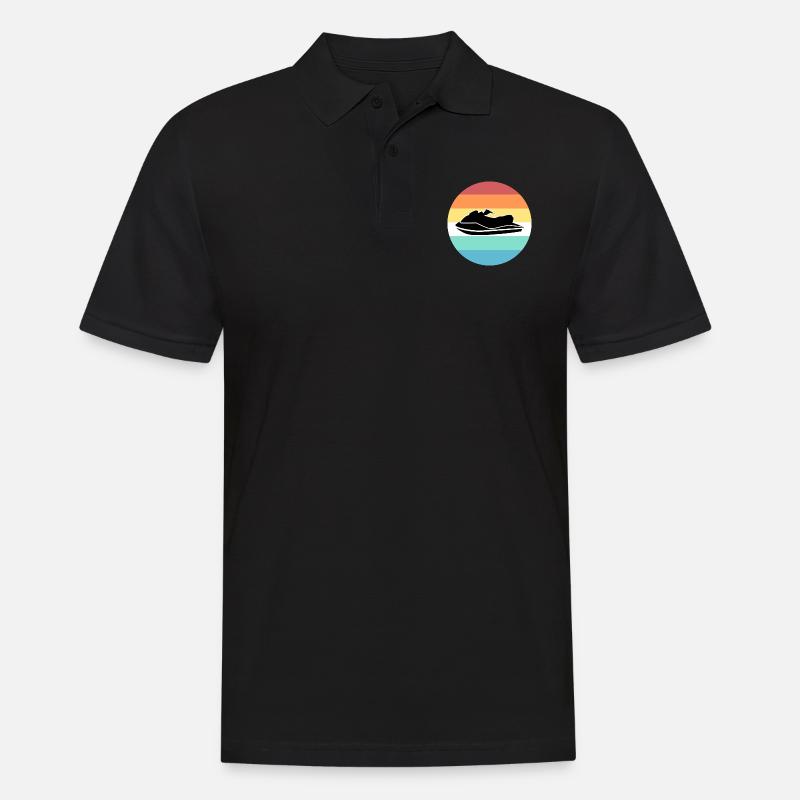 jetski - Polo Homme - noir