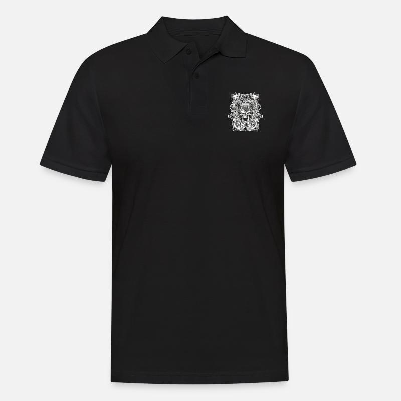 Devourer Skull Skull - Men's Polo Shirt - black