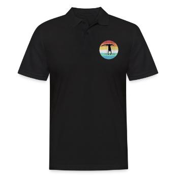 Turner - Männer Poloshirt - Schwarz - Vorne - Kai (181cm)