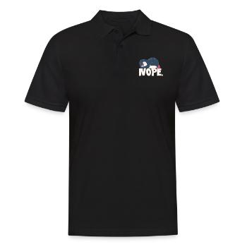 NOPE - Polo Homme - noir - Devant - Kai (181cm)