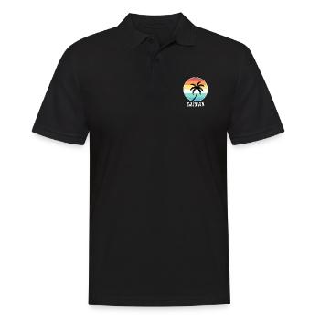 Taiwan - Polo Homme - noir - Devant - Kai (181cm)