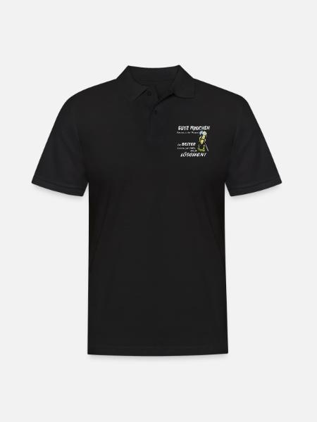 Feuerwehrfrau Hobby Freiwillige Feuerwehr - Männer Poloshirt - Schwarz