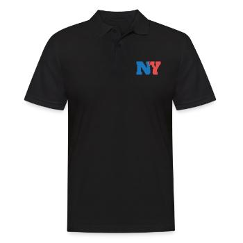City NY New York Freiheitsstatue Geschenkidee - Männer Poloshirt - Schwarz - Vorne - Kai (181cm)