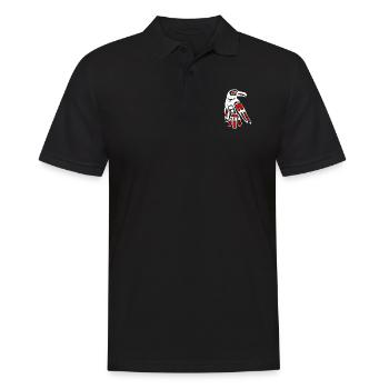 Haida Raven Drôle d’idée cadeau - Polo Homme - noir - Devant - Kai (181cm)