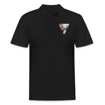 Venice - Männer Poloshirt - Schwarz - Vorne - Kai (181cm)