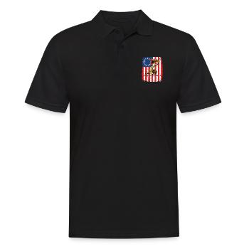 "Deadly" Cobra Design King Cobra Unique Design - Men's Polo Shirt - black - Front - Kai (181cm)