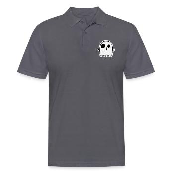 Cute ghost - Men's Polo Shirt - charcoal grey - Front - Nico (186cm)