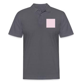 Rose, rose, rose foncé (également personnalisable) - Polo Homme - charbon - Devant - Nico (186cm)