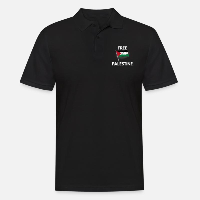 Libérer la Palestine - Polo Homme - noir