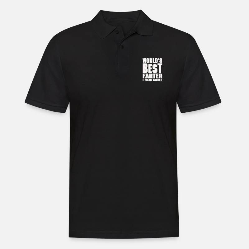 Weltbeste Farter - Männer Poloshirt - Schwarz
