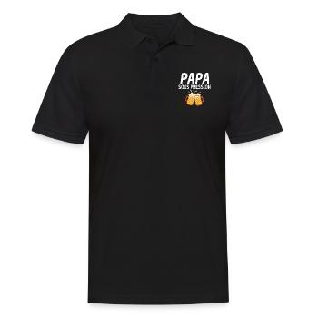 Papa sous pression. - Polo Homme - noir - Devant - Kai (181cm)