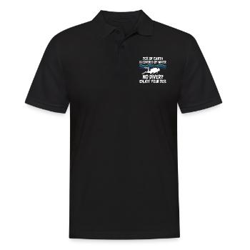 Scuba Diver - Men's Polo Shirt - black - Front - Kai (181cm)