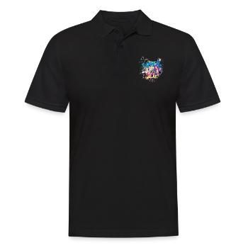 Graffitti - Men's Polo Shirt - black - Front - Kai (181cm)