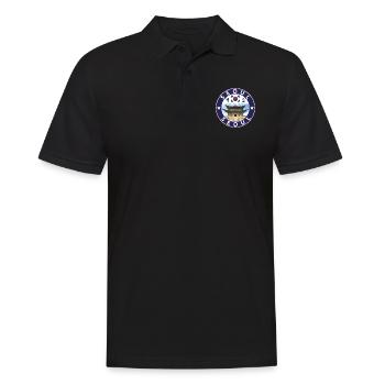 Séoul - Polo Homme - noir - Devant - Kai (181cm)