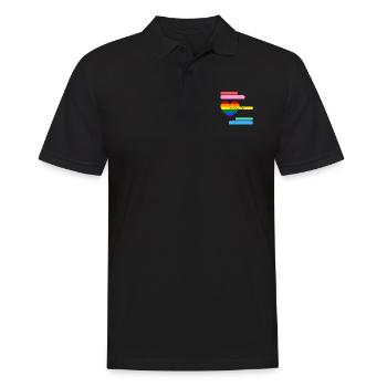 choose your love - Männer Poloshirt - Schwarz - Vorne - Kai (181cm)