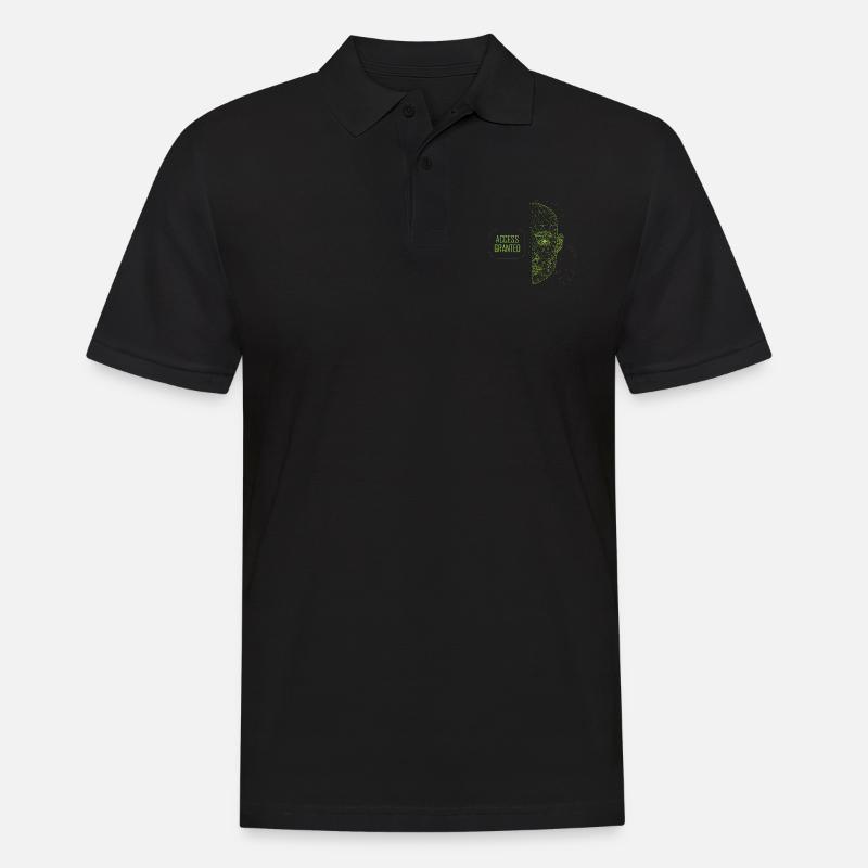 Access Granted - Männer Poloshirt - Schwarz
