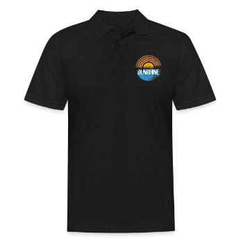 Sunshine - Men's Polo Shirt - black - Front - Kai (181cm)