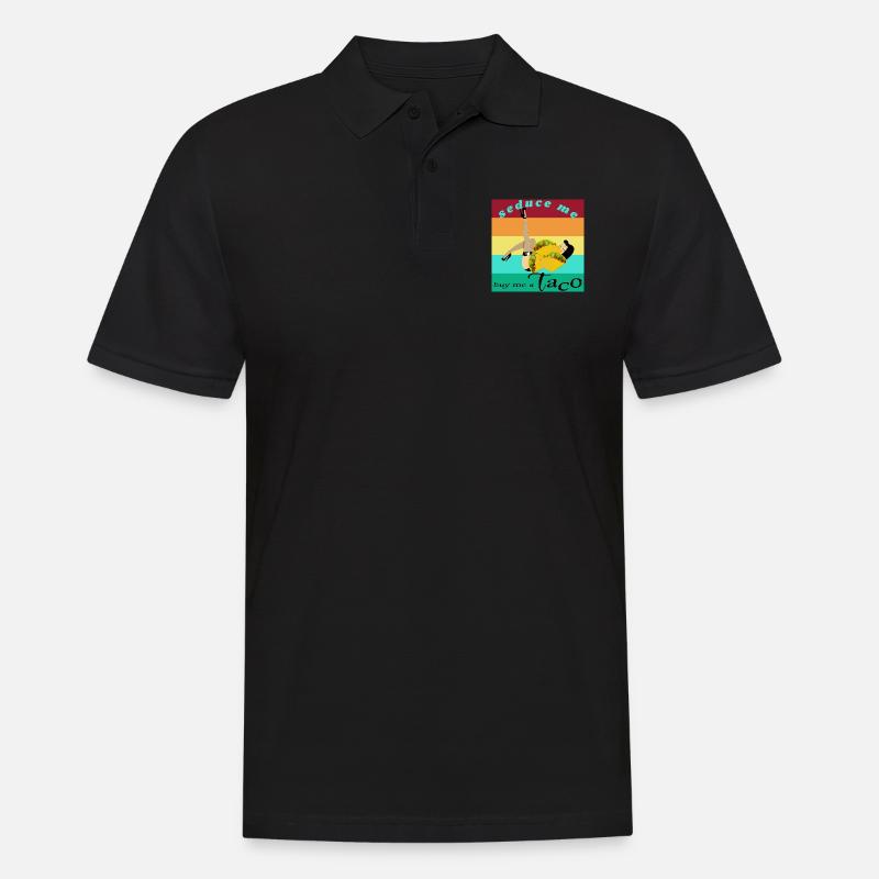 Taco - Männer Poloshirt - Schwarz