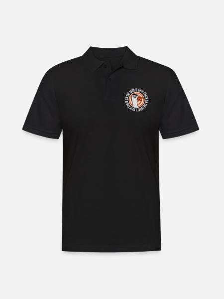 goose on the loose - Men's Polo Shirt - black