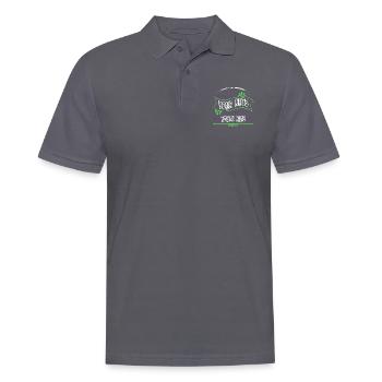 jokes creativewriting blogger cool awesome - Men's Polo Shirt - charcoal grey - Front - Nico (186cm)
