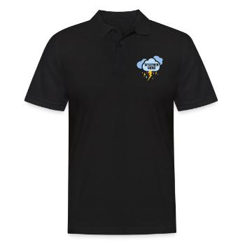 Weather Nerd Meteorologist Meteorologist - Männer Poloshirt - Schwarz - Vorne - Kai (181cm)