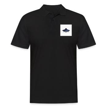UFO - Men's Polo Shirt - black - Front - Kai (181cm)