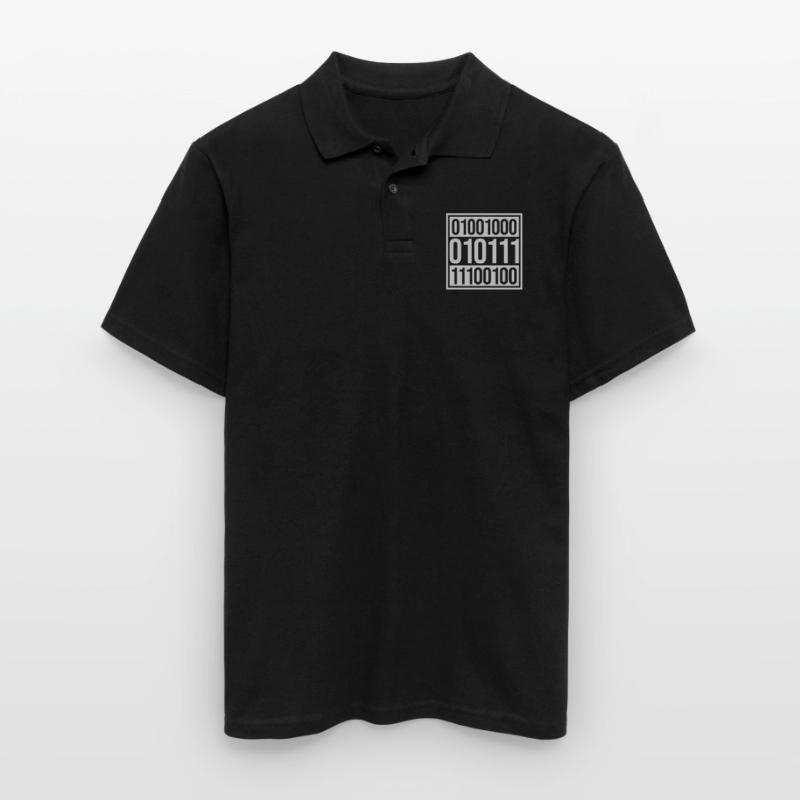 Langage de programme de code binaire Polo Homme