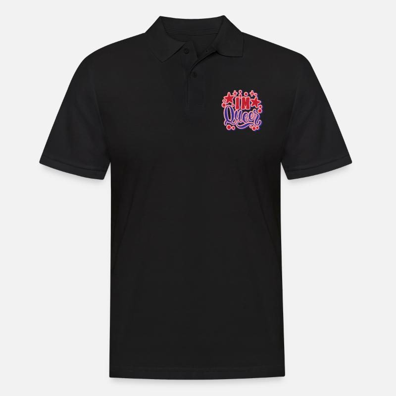 I´m Queer - Männer Poloshirt - Schwarz