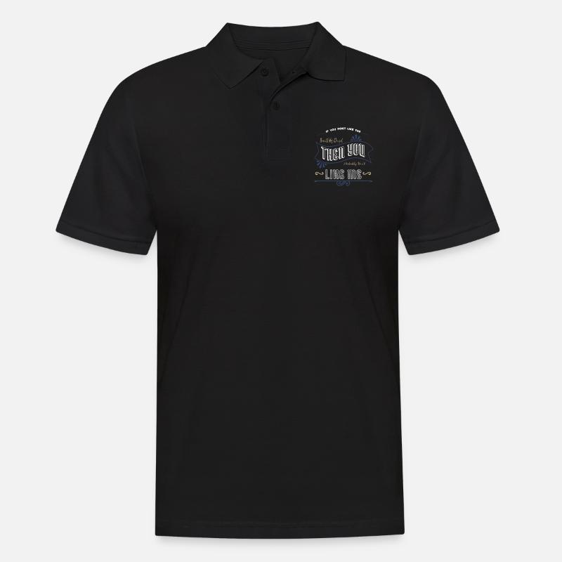 Déclaration Blagues Technicien BaseballcoffeeMug - Polo Homme - noir