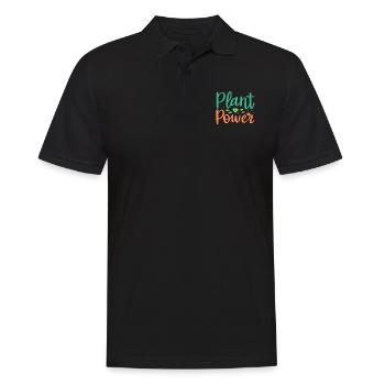 Pouvoir des plantes - Polo Homme - noir - Devant - Kai (181cm)