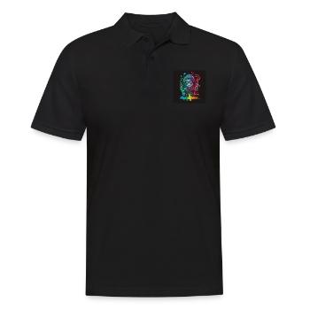 Researcher - Men's Polo Shirt - black - Front - Kai (181cm)