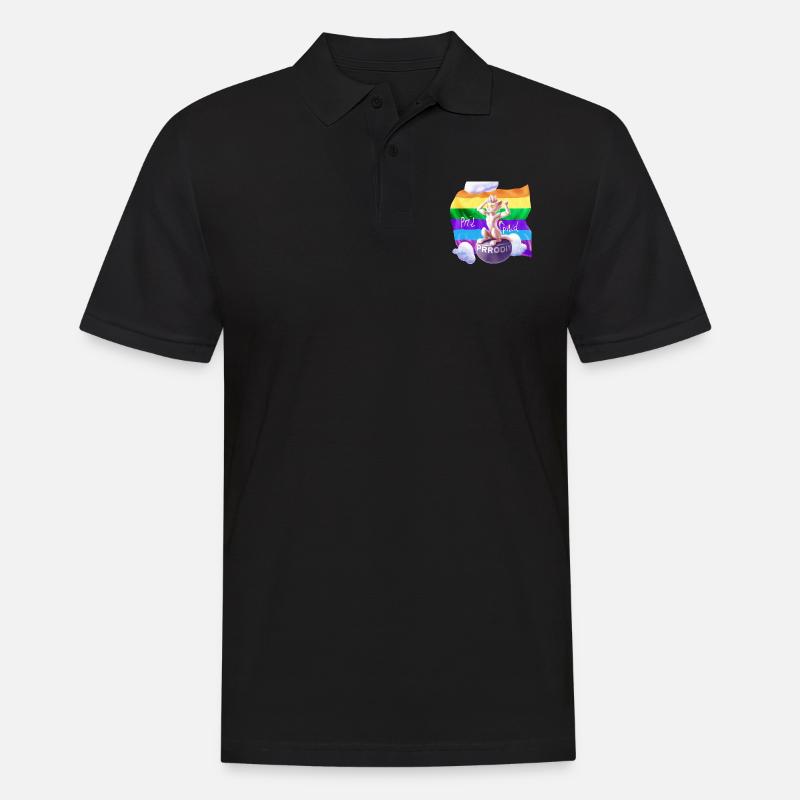 Pride mal anders - Männer Poloshirt - Schwarz