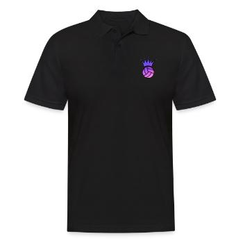 rainbow volleyking - Männer Poloshirt - Schwarz - Vorne - Kai (181cm)