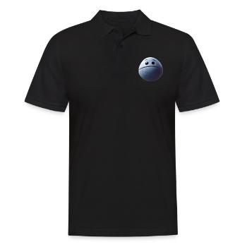 platsch - Männer Poloshirt - Schwarz - Vorne - Kai (181cm)