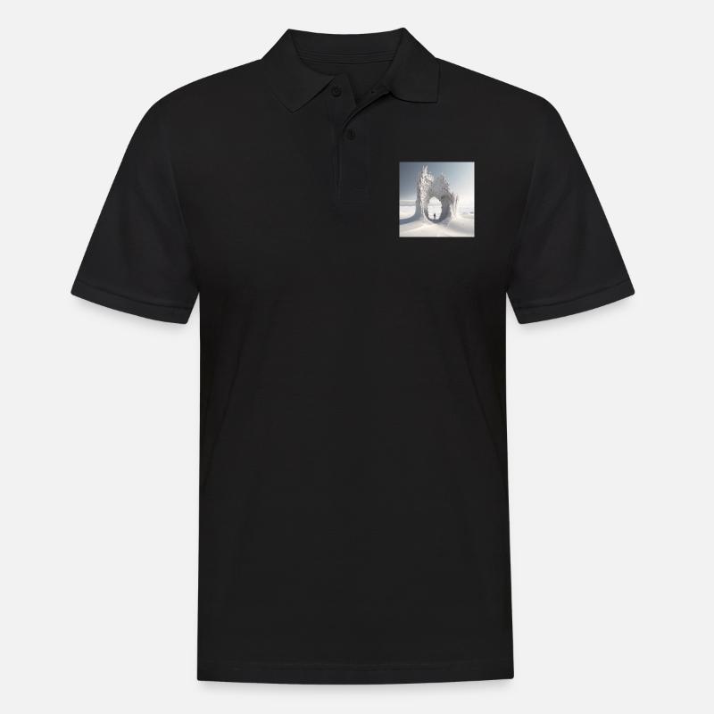 Wüstendurchbruch - Männer Poloshirt - Schwarz