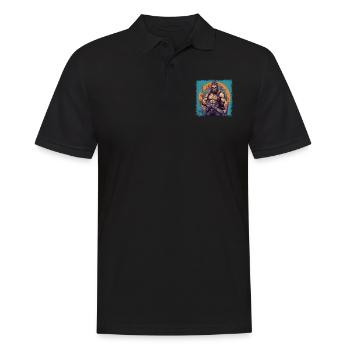 Bday Birthday Fun Snake Shirts Design - Polo Homme - noir - Devant - Kai (181cm)