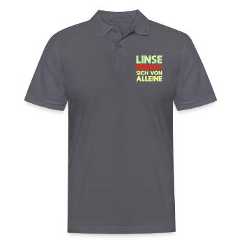 Linse Reinigt Sich Von Alleine - Männer Poloshirt - Anthrazit - Vorne - Nico (186cm)
