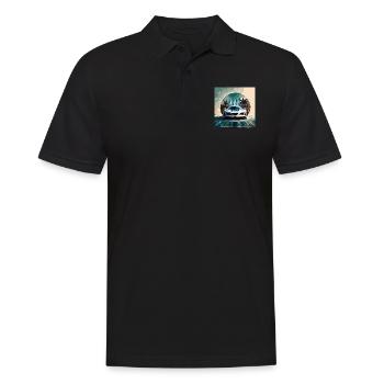 Miami Portal Escape (Miami Collection) - Men's Polo Shirt - black - Front - Kai (181cm)