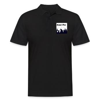 Natur Logo - Männer Poloshirt - Schwarz - Vorne - Kai (181cm)