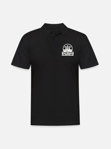 Official Game Over Team - Men's Polo Shirt - black