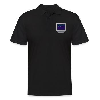 CRT - Die Antwort ist 42. - Männer Poloshirt - Schwarz - Vorne - Kai (181cm)